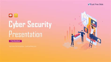 Cyber Security Presentation Template Just Free Slide