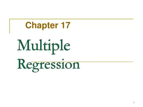 Ppt Multiple Regression Powerpoint Presentation Free Download Id1435858