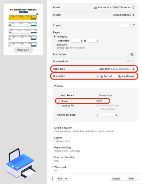 Free Printable Ruler with Fractions — Mashup Math