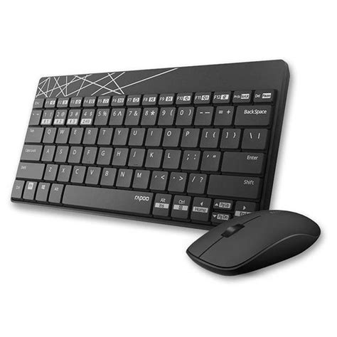 Rapoo Multi Mode Wireless Keyboard And Mouse 8000M Urban Global