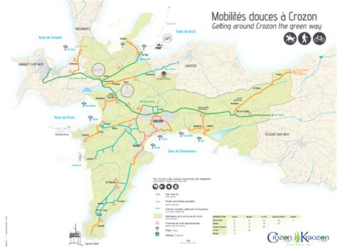 La Carte De Crozon Des Mobilit S Douces Ville De Crozon