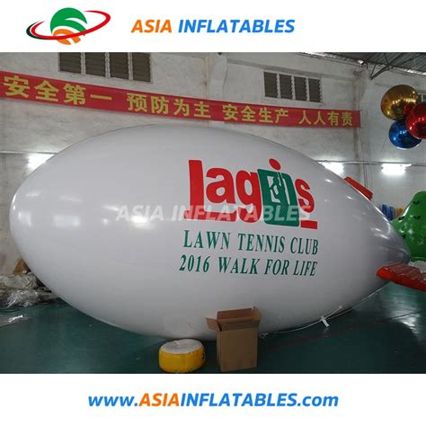 Creative Durable Printable Slogan Helium Advertising Inflatable Blimp