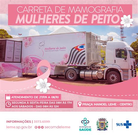 Leme Carreta De Mamografia Programa Mulheres De Peito