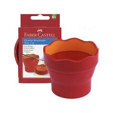 Vaso Plegable Click Go Faber Castell Rojo Artcants