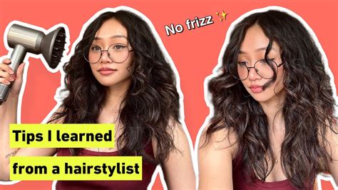 How To Diffuse And Blow Dry Wavy Hair For Beginners Youtube