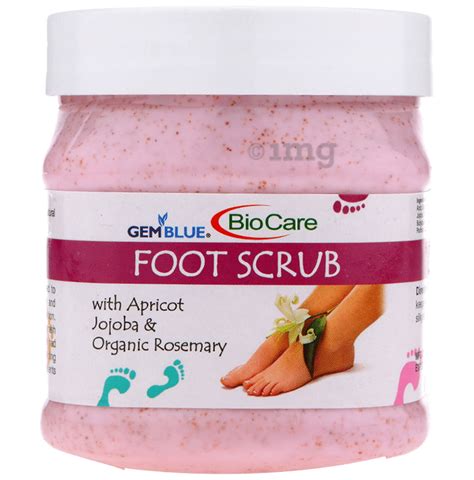 Gemblue Biocare Foot Scrub Buy Jar Of 500 0 Ml Scrub At Best Price In India 1mg