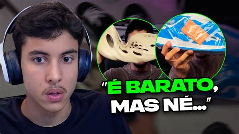 REACT DO RENATINHO O TÊNIS MAIS BARATO DA SHOPEE YouTube