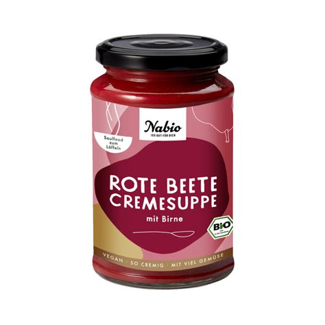 Nabio Rote Beete Suppe Bio Naturpur Shop