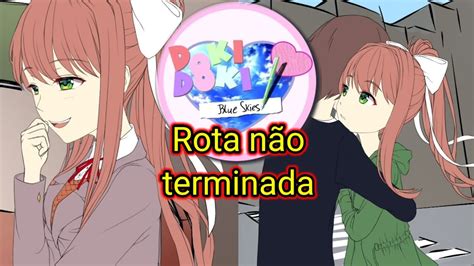 Final Ruim E Jogando As Cenas Exclusivas Da Monika Ddlc Blue Skies