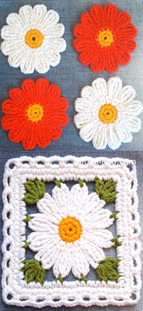 Beautiful Crochet Flower Blanket