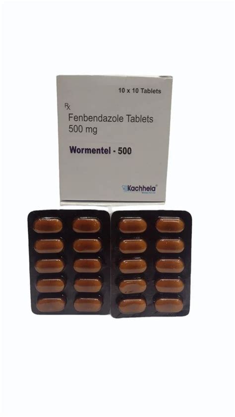 Wormentel 500 Mg At 240 Stripe Fenbendazole Bolus In Nagpur ID