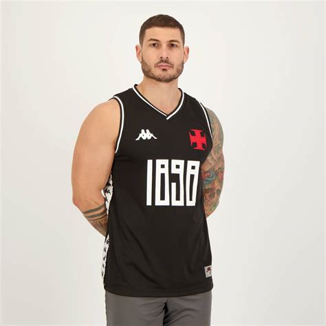 Kappa Vasco Urban 1898 Black Sleeveless Shirt FutFanatics