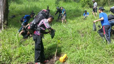 Kegiatan 1001 Pendaki Tanam Pohon Di Taman Nasional Gunung Merbabu