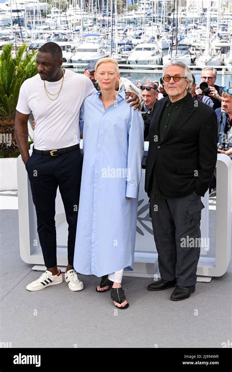 Idris Elba Tilda Swinton George Miller 75th Cannes Film Festival Photocall Of The Movie