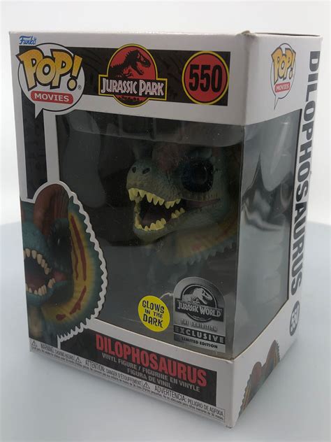 Funko Pop Vinyl Jurassic Park Dilophosaurus Glows In The Dark