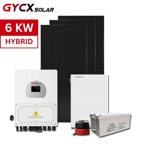 Hybrid Solar System 3kw 5kw 10kw Storage Energy Solar Systems Station Gycx Solar Smart Energy