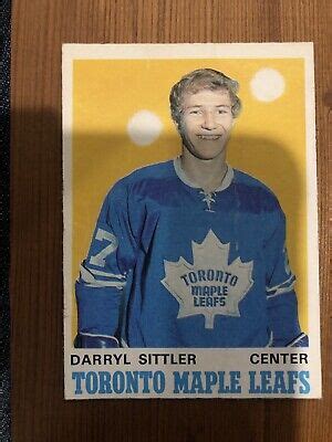 Opc O Pee Chee Darryl Sittler Rc Nice Card But Creasing