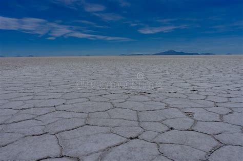 Sunset Salt Flats In Salar De Uyuni Desert Bolivia Stock Image Image