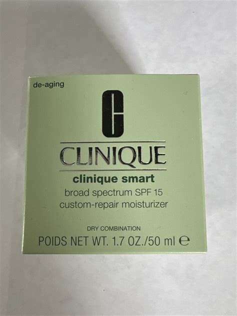 Clinique Smart Spf 15 Custom Repair Moisturizer Dry Combination 1 7fl Oz 50ml Ebay