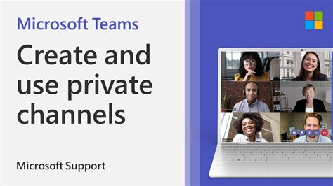 How To Create And Use Private Channels In Teams Microsoft Youtube