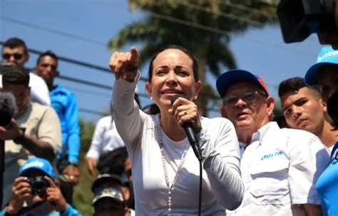 Mar A Corina Machado Hace Un Llamado Para Apoyar A Edmundo Gonz Lez