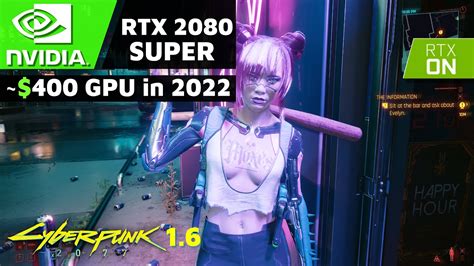 Cyberpunk 2077 1 6 RTX 2080 Super I9 9900K 4K Gameplay RTX ON