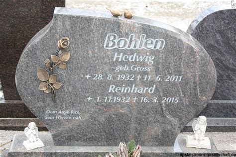 Grab Von Hedwig Bohlen Geb Gross 28 08 1932 11 06 2011 Friedhof