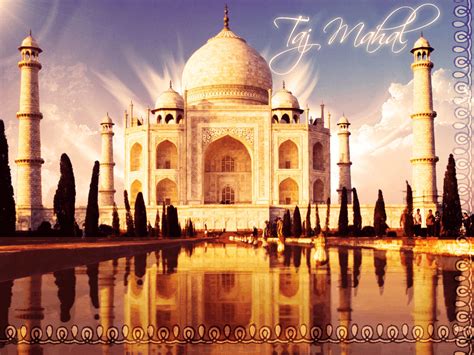 Taj Mahal Wall by kanudo on DeviantArt