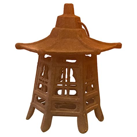 Vintage Cast Iron Pagoda Hanging Lantern At 1stDibs Vintage Cast Iron