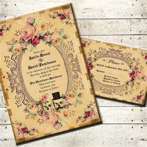 Victorian Wedding Invitations Jenniemarieweddings