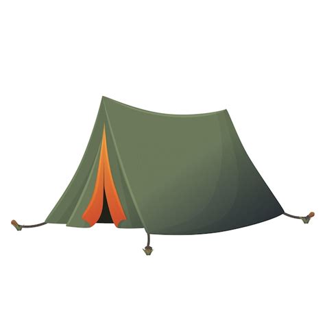 Premium Vector Tent Camping In Outdoor Travel Vector Illustration For