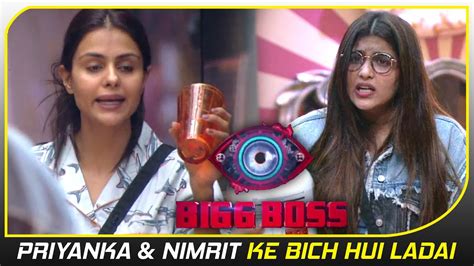 BIGG BOSS 16 Update Priyanka Nimrit Mein Hui Ladai Glass Dhone Ko