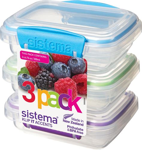 Amazon Sistema KLIP IT Accents Collection Food Storage Containers