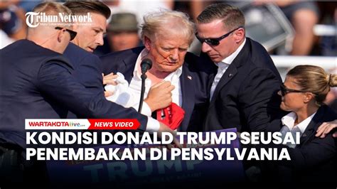 Begini Kondisi Trump Usai Ditembak Oleh Penembak Jitu Saat Berkampanye