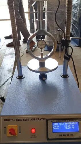 Blue Mild Steel California Bearing Ratio Apparatus Kg Automation