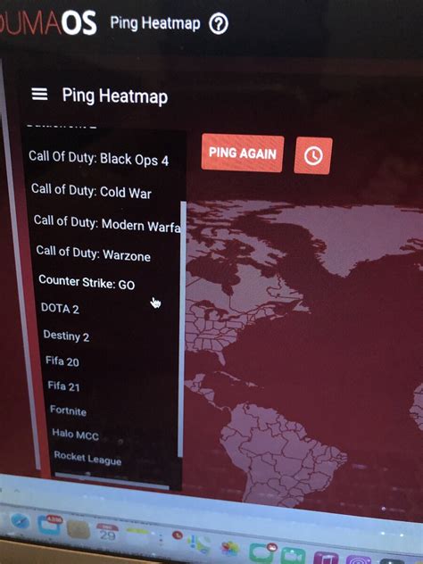 Ping Heat Map And Geo Filter How To Add Games Which Are Not In The List