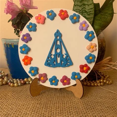 Mandala Nossa Senhora De Aparecida Flores Elo