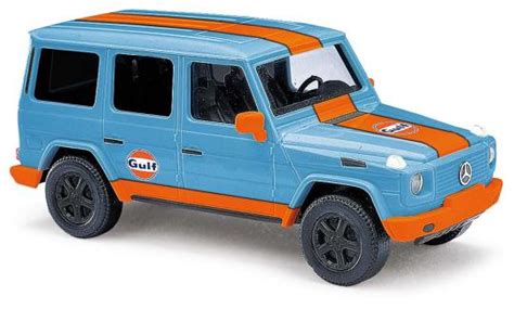 DS Automodelle Modellbauvertrieb Busch Mercedes G Kl 90 Gulf