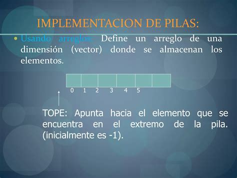 Estructura De Datos I Pilas Ppt