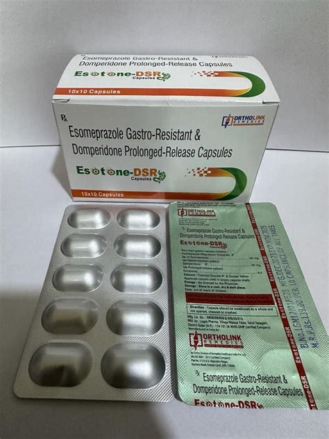 ESOTONE DSR Esomeprazole 40mg EC Domperidone SR 30mg