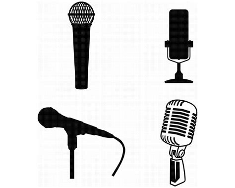 Microphone Svg Bundle Mic Svg Bundle Microphone Svg Mic Svg