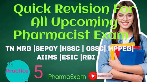 Pharmacist Exam Preparation 2023 Important MCQs