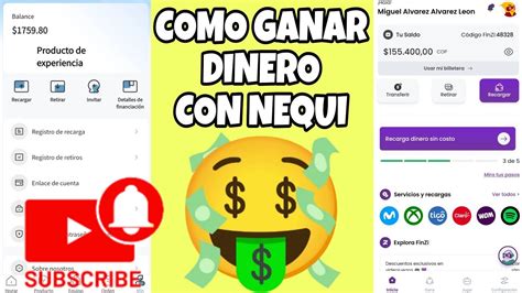 Como Ganar Dinero Con Nequi Gana Dinero Con Nequi R Pido