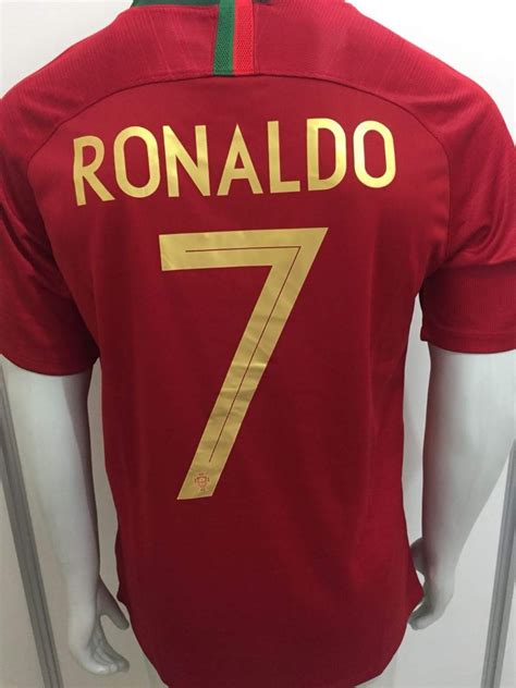 Camisa Nike Portugal Home 2018 Cristiano Ronaldo Cr7 Oficial R 18000 Em Mercado Livre