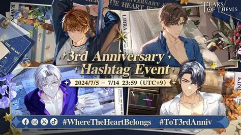 Rd Anniversary Hashtag Event Begins Tears Of Themis Hoyolab