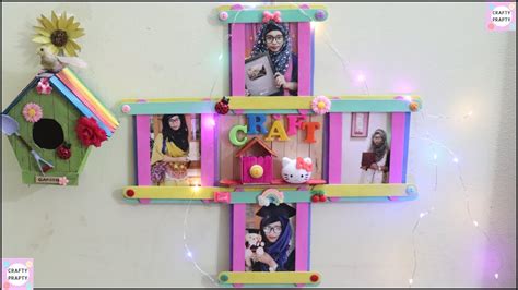 Handmade Photo Frames With Ice Cream Sticks