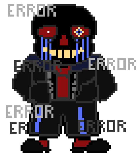 Error Sans Sprite Pixel Art Maker