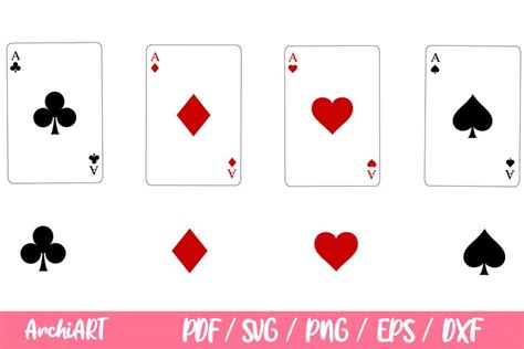 Playing Cards Svg, Aces svg, Poker Cards svg, Royal Flush