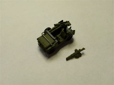 M825 Mutt Weapons Carrier With 106mm Rifle Tow Wargaming3d