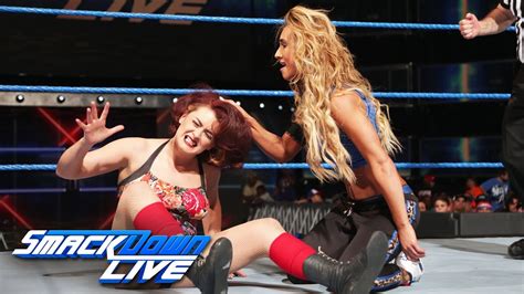 Carmella Vs CJ Lunde SmackDown LIVE Jan 10 2017 YouTube